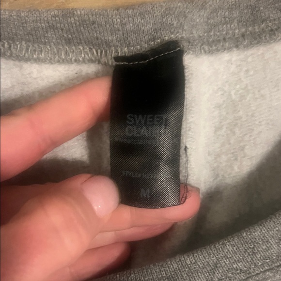 Sweet Claire Gray Yin Yang Women's Sweater - Picture 4 of 4